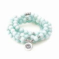 Amazonite 108 Bead Bracelet | Third Eye Intuition Awareness Mala