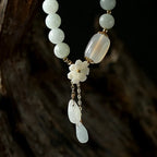 White Jade Crystal Bracelet | Emotional Calming Stress Relief Peace Protection Serenity Jewelry