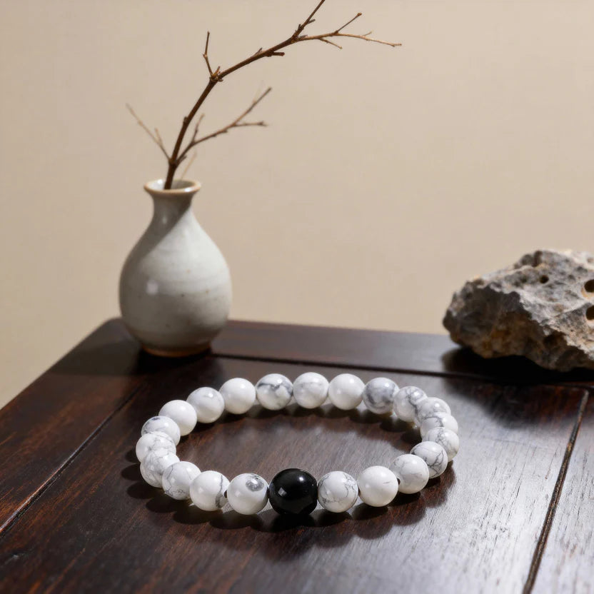 Feng Shui Couple Bracelet Set | His Hers Matching Love Protection Harmony Yin Yang