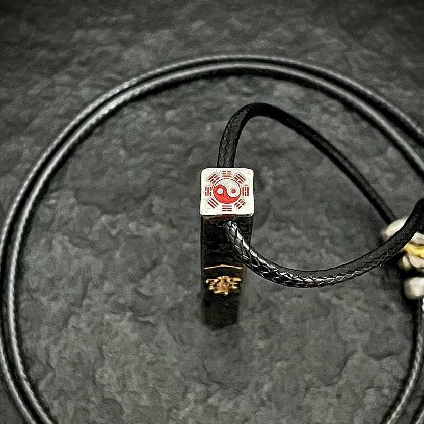 Daoist Supreme Talisman Pendant | Bagua Wealth Fortune Evil Banishment Spiritual Guardian Necklace