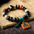 Blessed Tibetan Tortoise Bead Protection Bracelet - Sandalwood Meditation Yoga Energy Balance