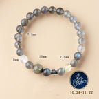 12 Zodiac Signs Crystal Bracelet | Multi-Stone Harmony Balance Astrology Jewelry