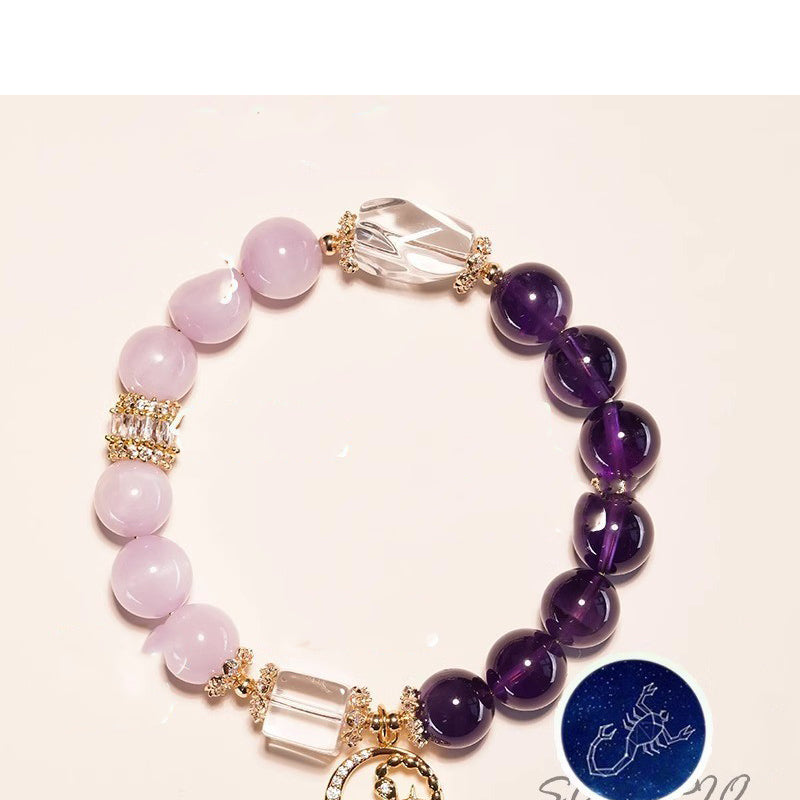 Multi-Crystal Zodiac Bracelet | Wealth Love Protection Astrology Rose Quartz Citrine