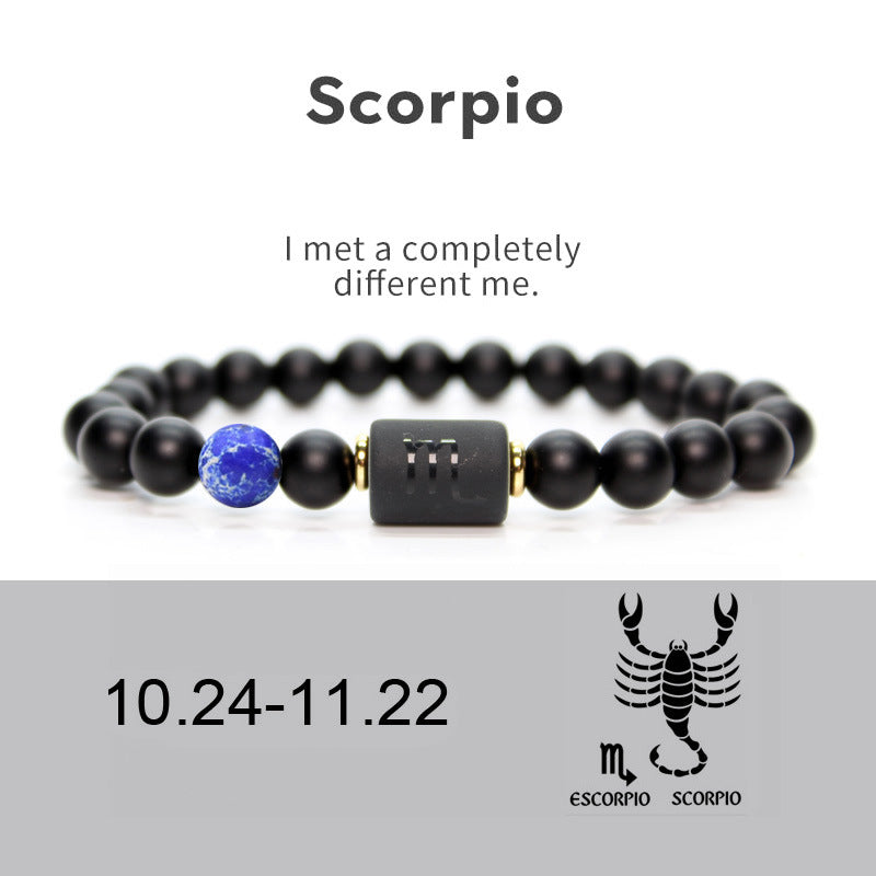 Zodiac Sign Agate Guardian Bracelet | Birthstone Protection Wealth Love Astrology