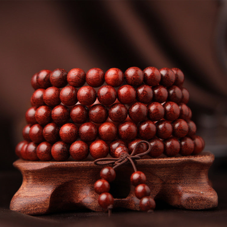 Premium Aged Rosewood 108 Bead Bracelet | Deep Meditation Tranquility Mala