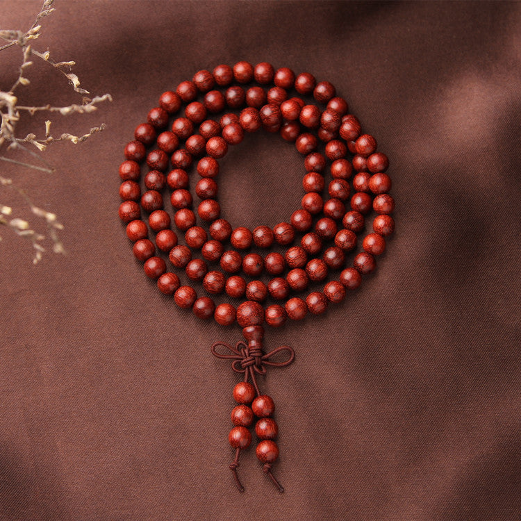 Premium Aged Rosewood 108 Bead Bracelet | Deep Meditation Tranquility Mala