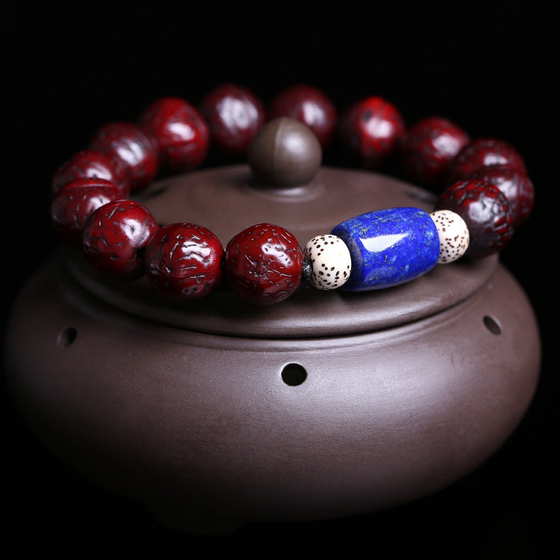 Eye Bead Meditation Bracelet | Protection Awareness Wisdom Fortune Sacred Nepal Jewelry