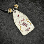 Dual-Sided Evil Ward Protection Talisman | Negative Energy Curse Breaking Spiritual Defense Pendant