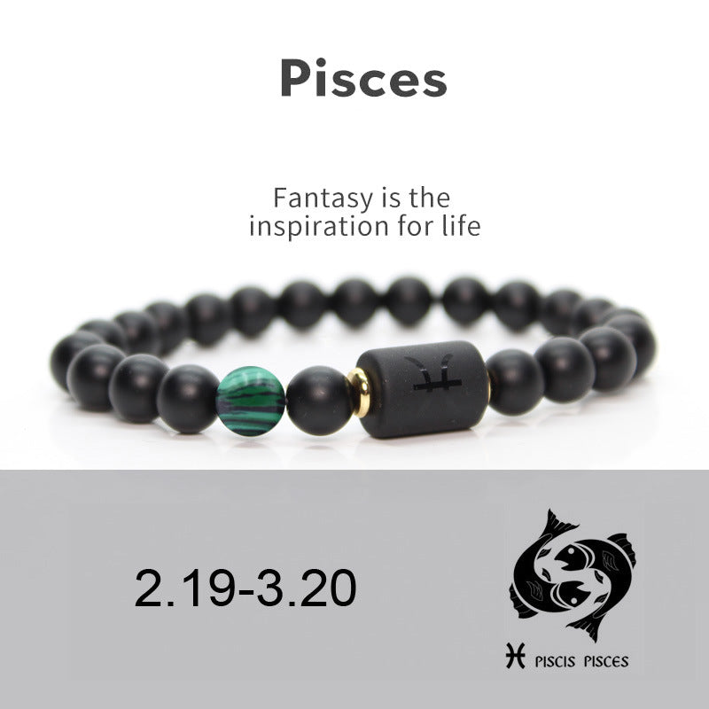 Zodiac Sign Agate Guardian Bracelet | Birthstone Protection Wealth Love Astrology