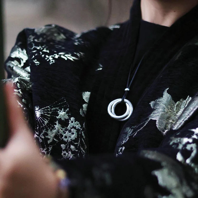 Yin Yang Balance Circle Pendant | Tai Chi Harmony Energy Emotional Peace Spiritual Necklace