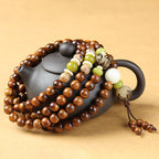 Hainan Rosewood 108 Bead Bracelet | Spiritual Awakening Meditation Mala