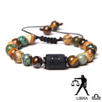 Braided Zodiac Bracelet | Tiger Eye Friendship Protection Astrology Energy Jewelry
