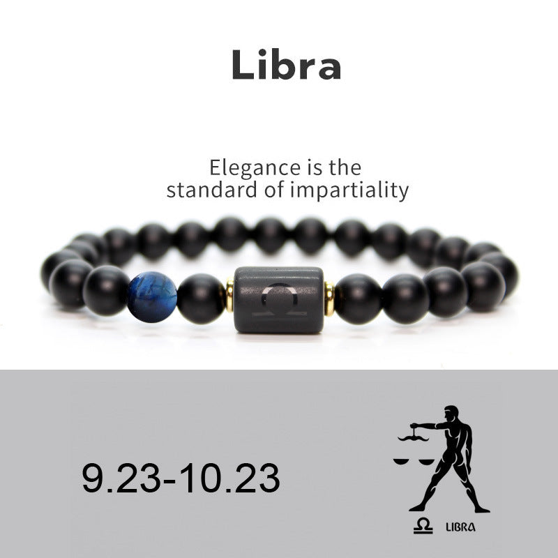 Zodiac Sign Agate Guardian Bracelet | Birthstone Protection Wealth Love Astrology