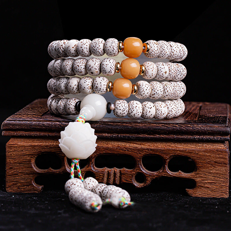 Star Moon Bodhi 108 Bead Bracelet | Cosmic Connection Spiritual Awakening Mala