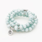Amazonite 108 Bead Bracelet | Third Eye Intuition Awareness Mala