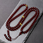 Blood Amber 108 Bead Bracelet | Vitality Energy Circulation Boost Mala