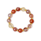 Golden Rutilated Quartz Super Seven Bracelet | Wealth Fortune Multi-Crystal Jewelry