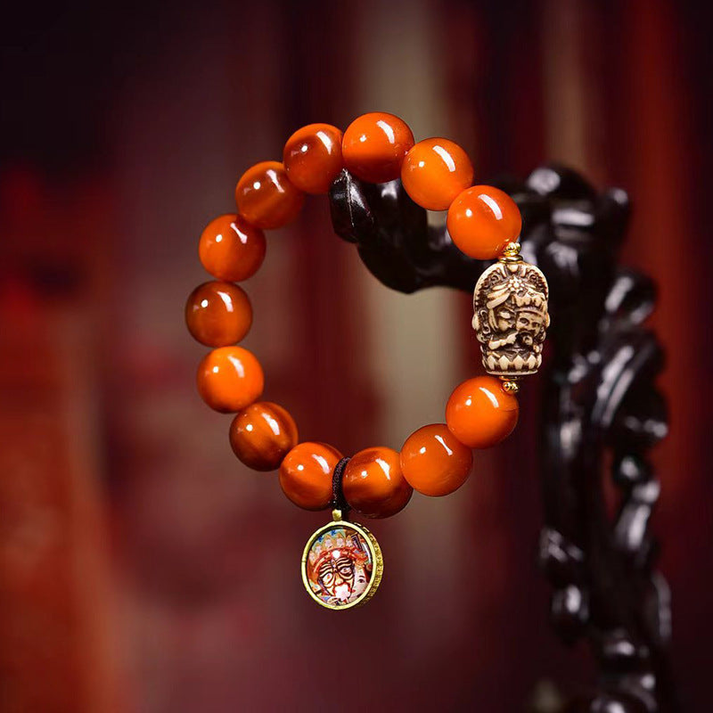 Agate Turtle Bracelet | Past Present Life Thangka Longevity Fortune Karma Spiritual Wellness Jewelry