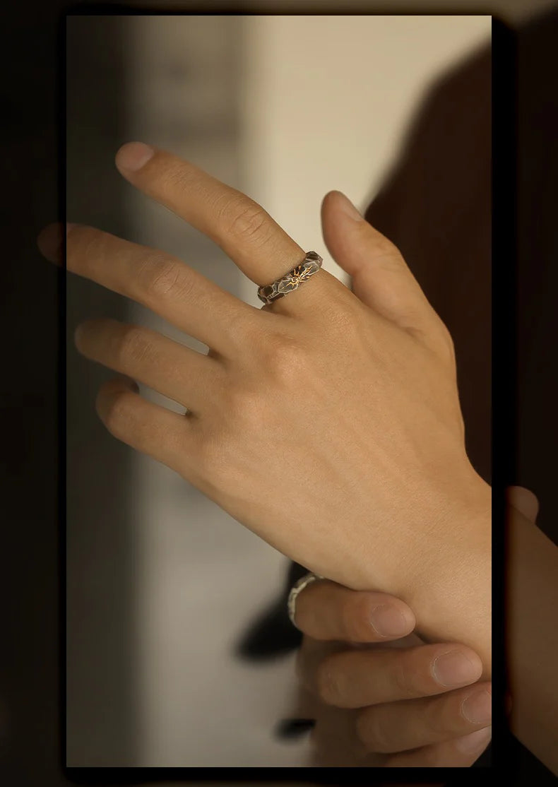 Sunstone Ring | Manifestation Solar Energy Positive Fortune Adjustable Finger Jewelry