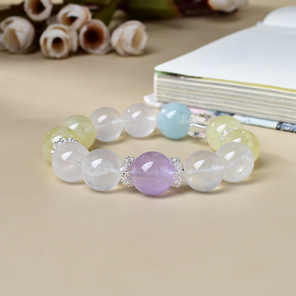 Multi Crystal Chakra Bracelet | Holistic Balance Energy Wellness Body Mind Spirit Jewelry