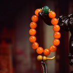 Golden Armor Agate Turtle Bracelet | Longevity Health Vitality Wellness Fortune Spiritual Jewelry