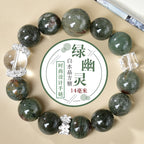 Green Phantom Quartz Bracelet | Wealth Growth Career Success Prosperity Crystal Jewelry