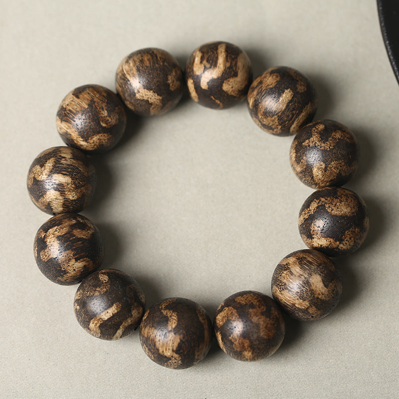 Agarwood Meditation Bracelet | Healing Calming Stress Relief Prayer Beads Cultural Collector Jewelry