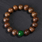 Agarwood Meditation Bracelet | Spiritual Practice Buddhist Taoist Prayer Jade Enlightenment Jewelry