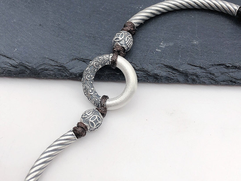 Feng Shui Peace Buckle Protection Bracelet | Jade Yin Yang Tai Chi Evil Ward Spiritual Shield Adjustable