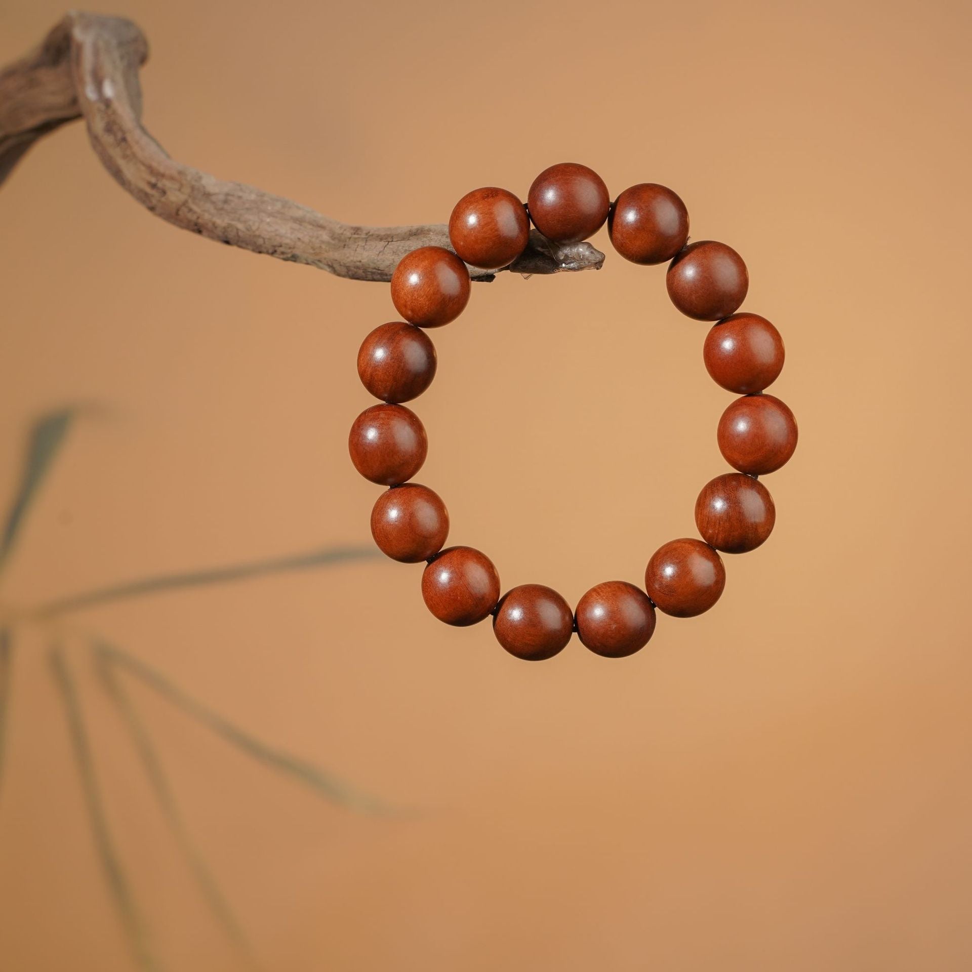 Delicate Gold Plated Scripture Bracelet | Small Beads Thunderstruck Wood Elegant Women Prayer Jewelry