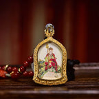 Tibetan Red Agate 108 Prayer Beads Necklace | Ksitigarbha Buddha Amulet Protection Guardian Mala Jewelry