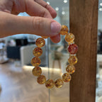 Citrine Crystal Bracelet | Wealth Attraction Money Prosperity Abundance Career Success Jewelry