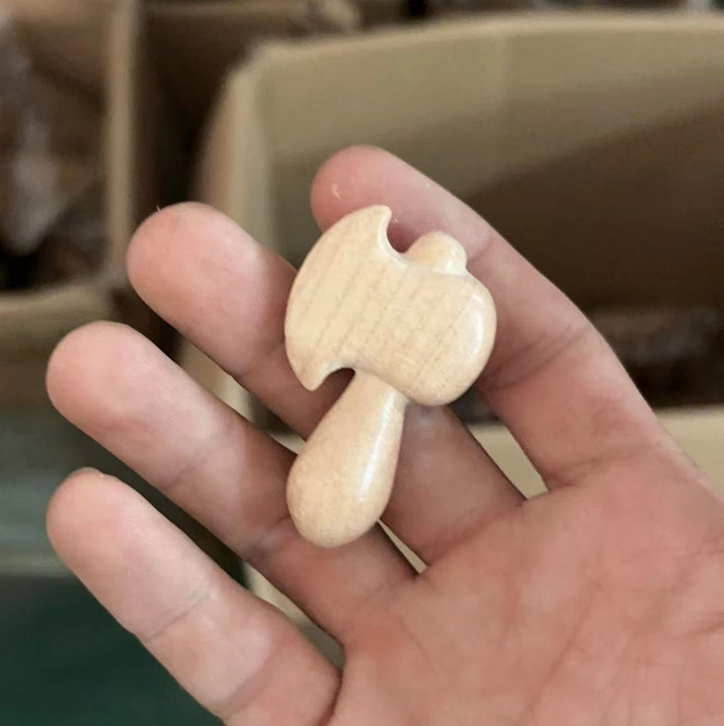 Peach Wood Baby Gourd Keychain | Infant Protection Evil Banishing Stroller Crib Fortune Charm Amulet