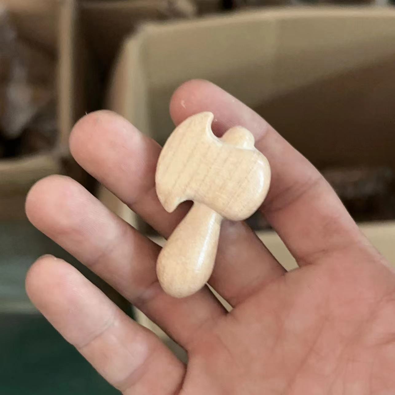 Peach Wood Baby Gourd Keychain | Infant Protection Evil Banishing Stroller Crib Fortune Charm Amulet