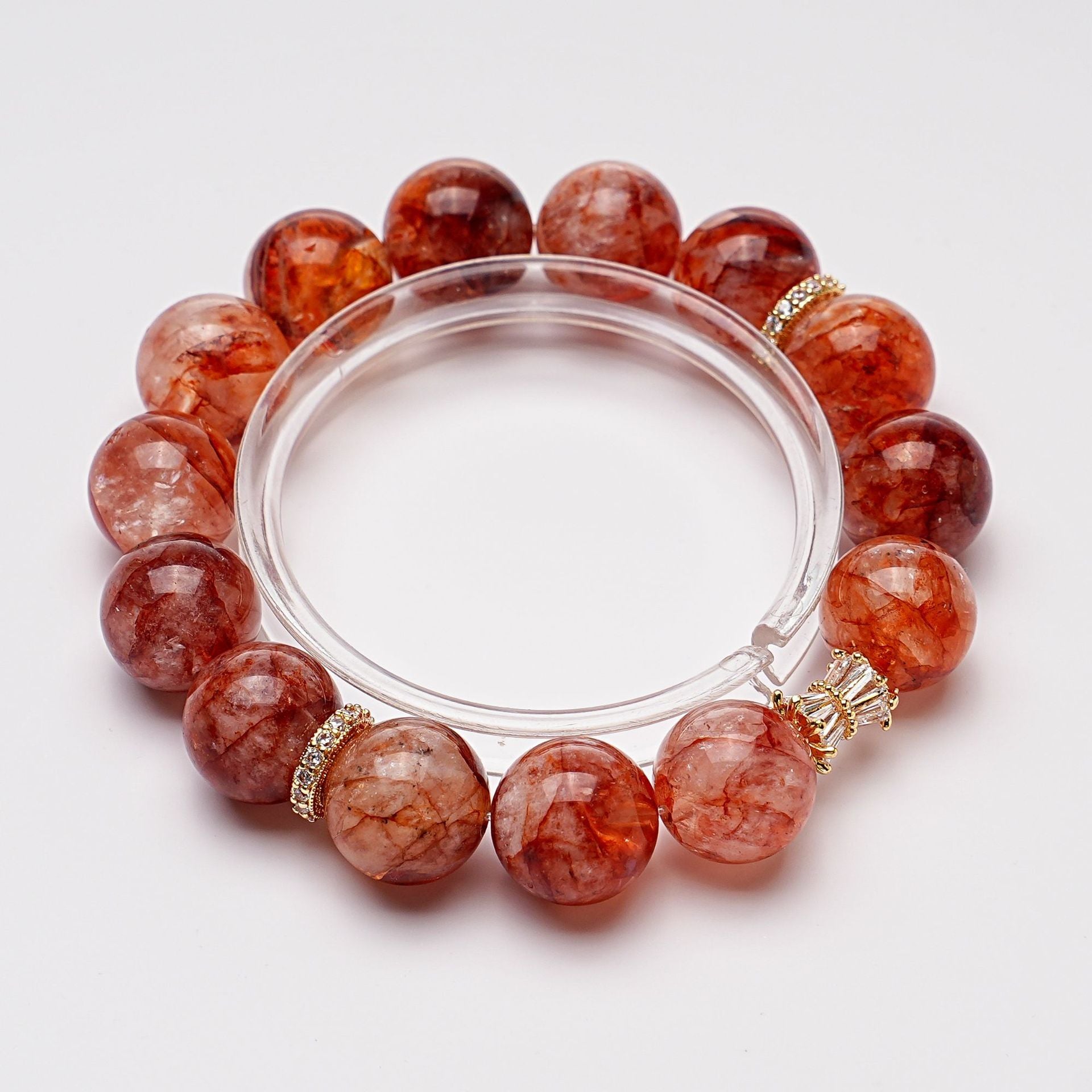 Flower Crystal Bracelet | Cherry Blossom Beauty Enhancement Feminine Charm Jewelry