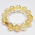 Lemon Quartz Bracelet | Solar Vitality Positive Energy Sunshine Crystal Jewelry