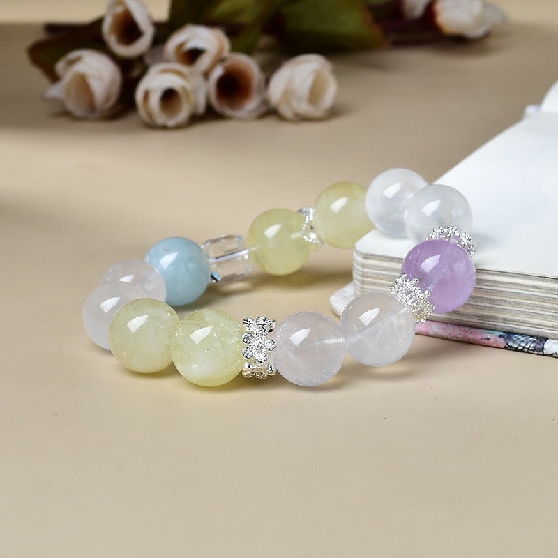 Multi Crystal Chakra Bracelet | Holistic Balance Energy Wellness Body Mind Spirit Jewelry