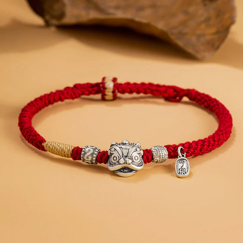 925 Sterling Silver Lion Couple Bracelet | Eternal Love Protection Matching His Hers