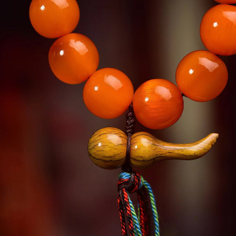 Golden Armor Agate Turtle Bracelet | Longevity Health Vitality Wellness Fortune Spiritual Jewelry