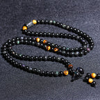 Rainbow Eye Obsidian 108 Bead Bracelet | Full Protection Energy Shield Mala
