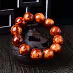 Cypress Wood Meditation Bracelet | Natural Rare Collector Prayer Beads Calming Jewelry