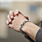 Dragon Titanium Spiritual Shield Bracelet | Feng Shui Protection Energy Cleansing Taoist Blessing Adjustable