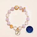 Multi-Crystal Zodiac Bracelet | Wealth Love Protection Astrology Rose Quartz Citrine