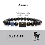 Zodiac Sign Agate Guardian Bracelet | Birthstone Protection Wealth Love Astrology