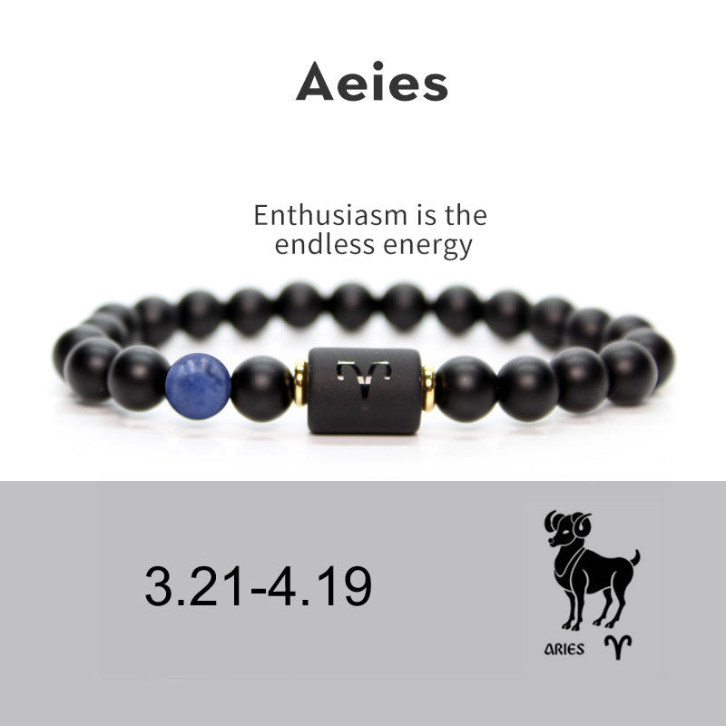Zodiac Sign Agate Guardian Bracelet | Birthstone Protection Wealth Love Astrology
