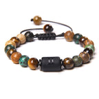 Braided Zodiac Bracelet | Tiger Eye Friendship Protection Astrology Energy Jewelry