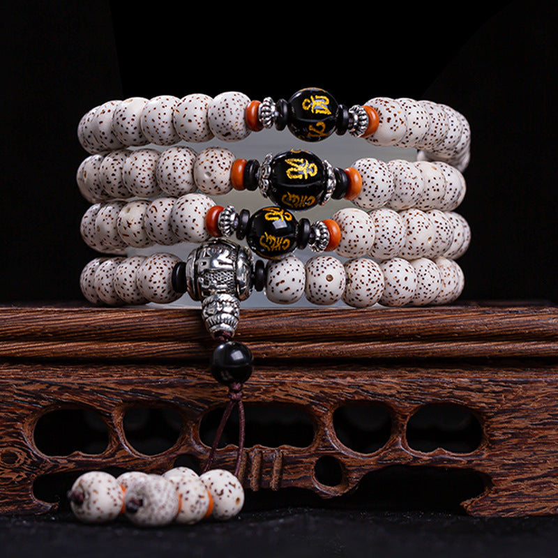 Star Moon Bodhi 108 Bead Bracelet | Cosmic Connection Spiritual Awakening Mala