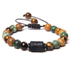 Braided Zodiac Bracelet | Tiger Eye Friendship Protection Astrology Energy Jewelry