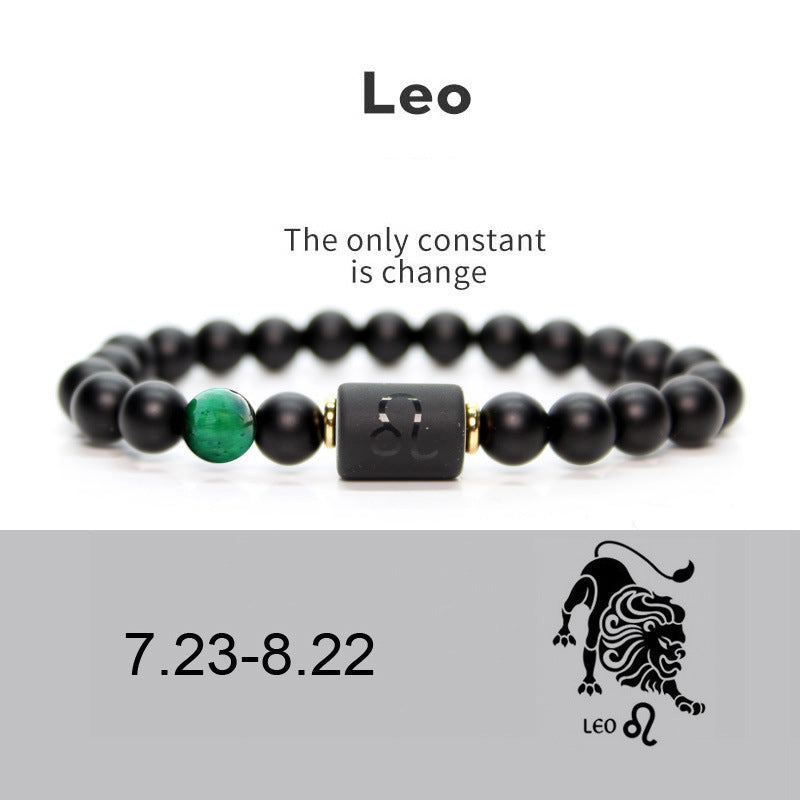 Zodiac Sign Agate Guardian Bracelet | Birthstone Protection Wealth Love Astrology