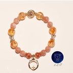 Multi-Crystal Zodiac Bracelet | Wealth Love Protection Astrology Rose Quartz Citrine